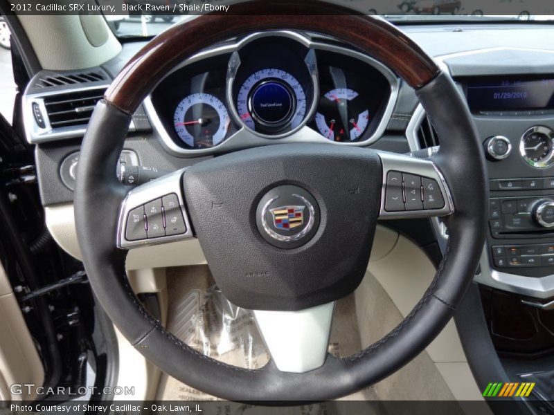 Black Raven / Shale/Ebony 2012 Cadillac SRX Luxury