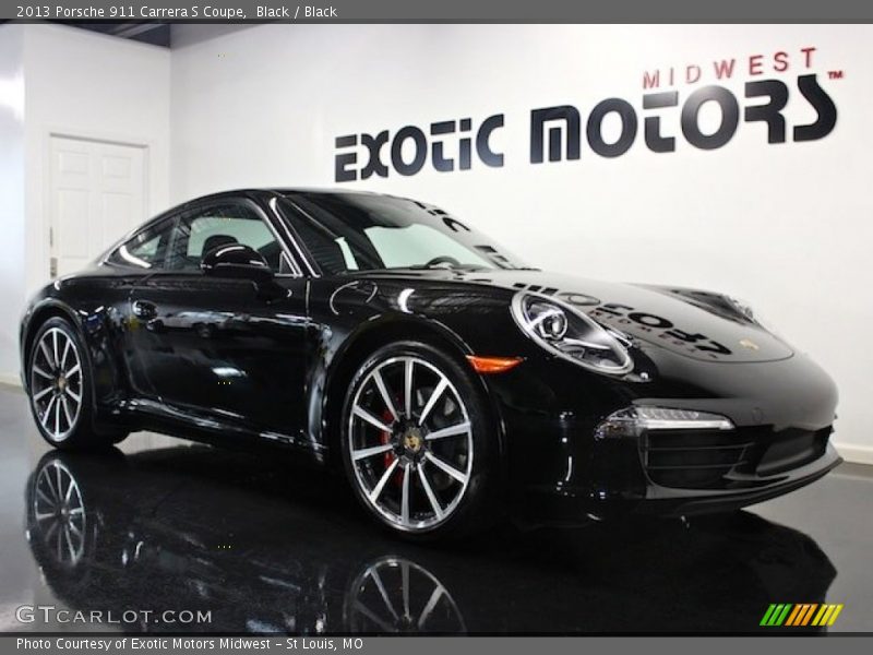 Black / Black 2013 Porsche 911 Carrera S Coupe