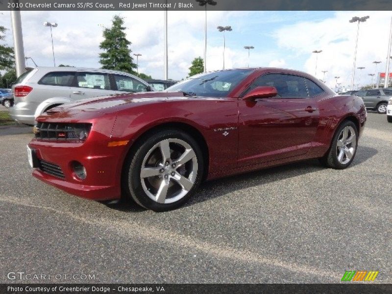 Red Jewel Tintcoat / Black 2010 Chevrolet Camaro SS/RS Coupe