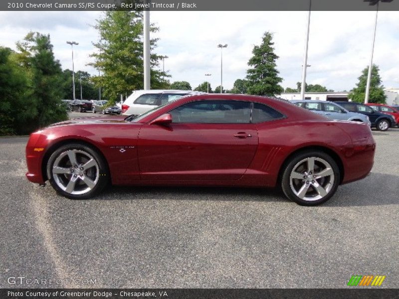 Red Jewel Tintcoat / Black 2010 Chevrolet Camaro SS/RS Coupe