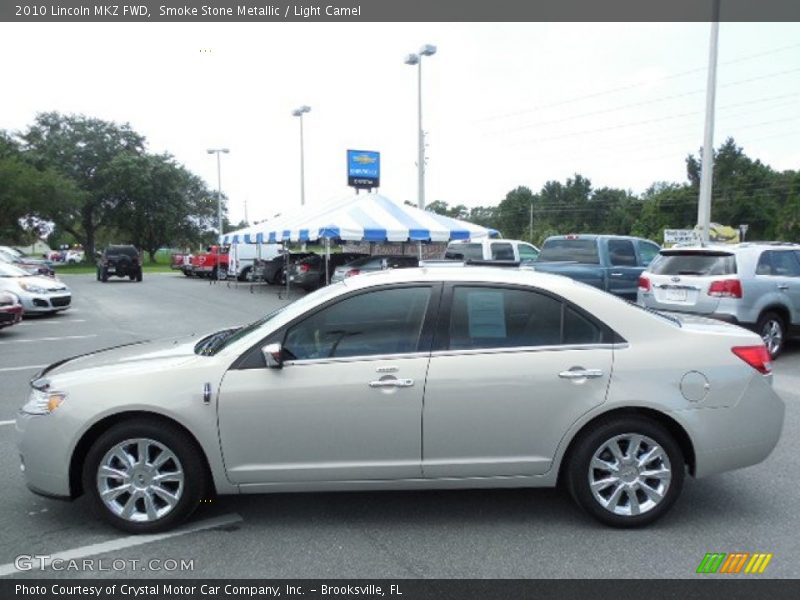 Smoke Stone Metallic / Light Camel 2010 Lincoln MKZ FWD