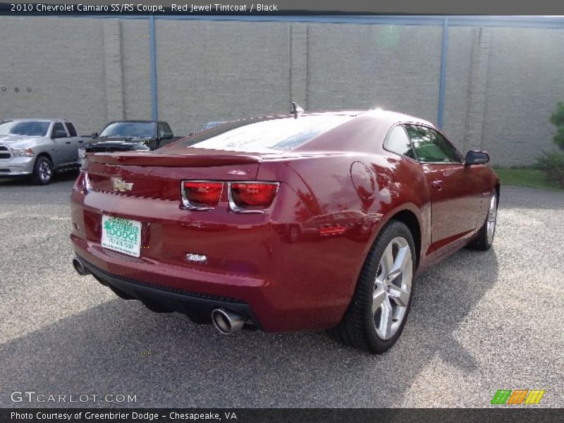 Red Jewel Tintcoat / Black 2010 Chevrolet Camaro SS/RS Coupe