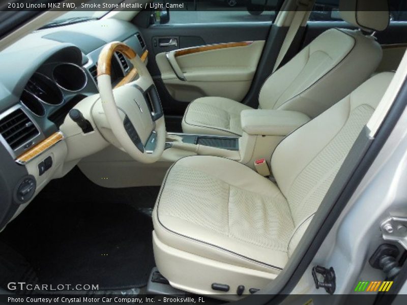 Smoke Stone Metallic / Light Camel 2010 Lincoln MKZ FWD
