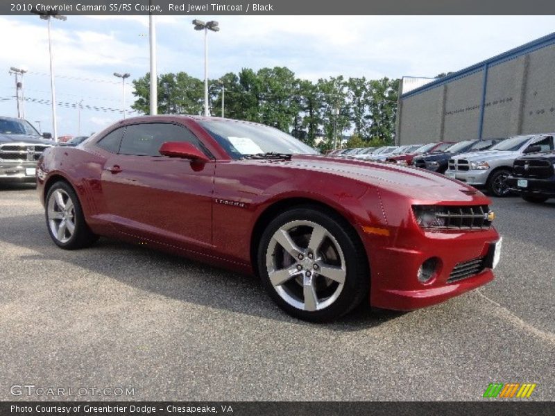 Red Jewel Tintcoat / Black 2010 Chevrolet Camaro SS/RS Coupe