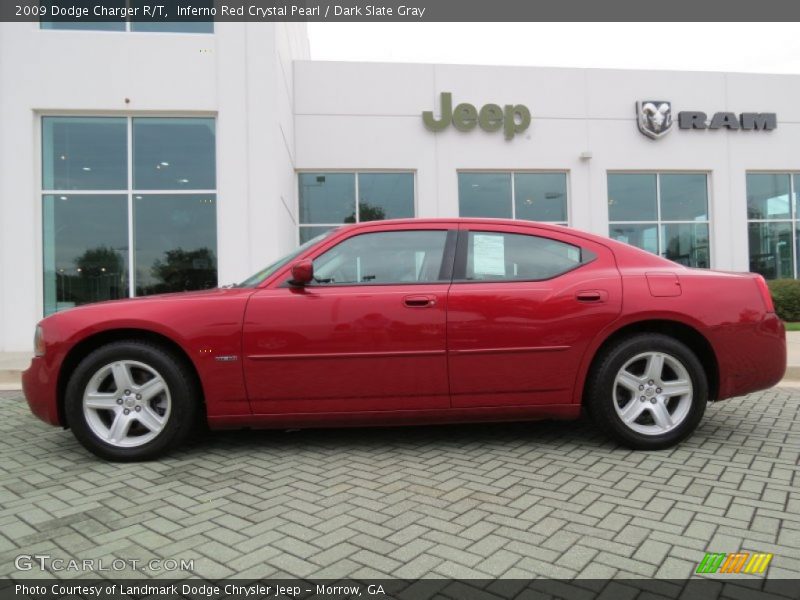 Inferno Red Crystal Pearl / Dark Slate Gray 2009 Dodge Charger R/T