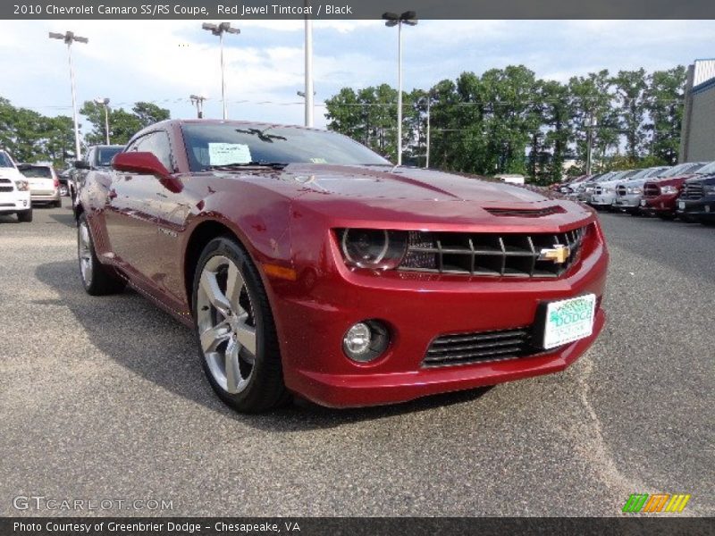 Red Jewel Tintcoat / Black 2010 Chevrolet Camaro SS/RS Coupe