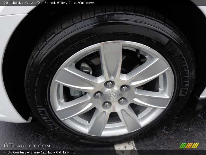 Summit White / Cocoa/Cashmere 2011 Buick LaCrosse CXL