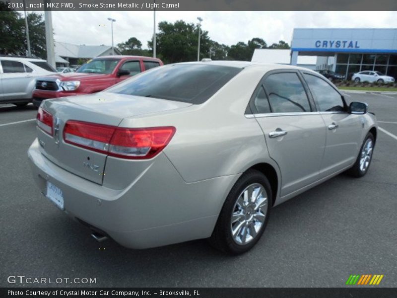 Smoke Stone Metallic / Light Camel 2010 Lincoln MKZ FWD