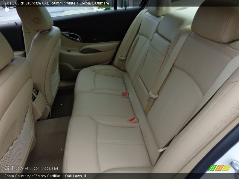 Summit White / Cocoa/Cashmere 2011 Buick LaCrosse CXL