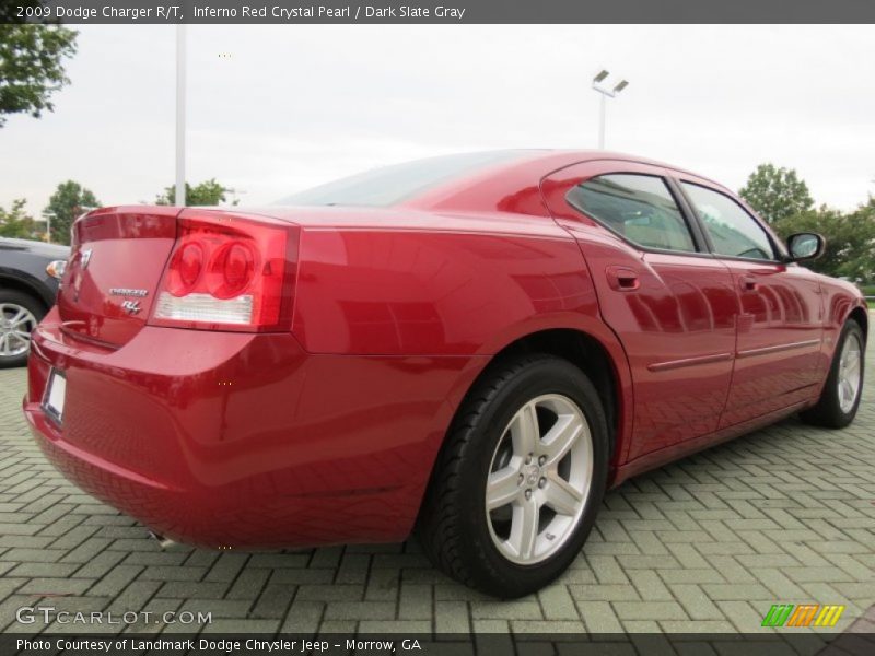 Inferno Red Crystal Pearl / Dark Slate Gray 2009 Dodge Charger R/T