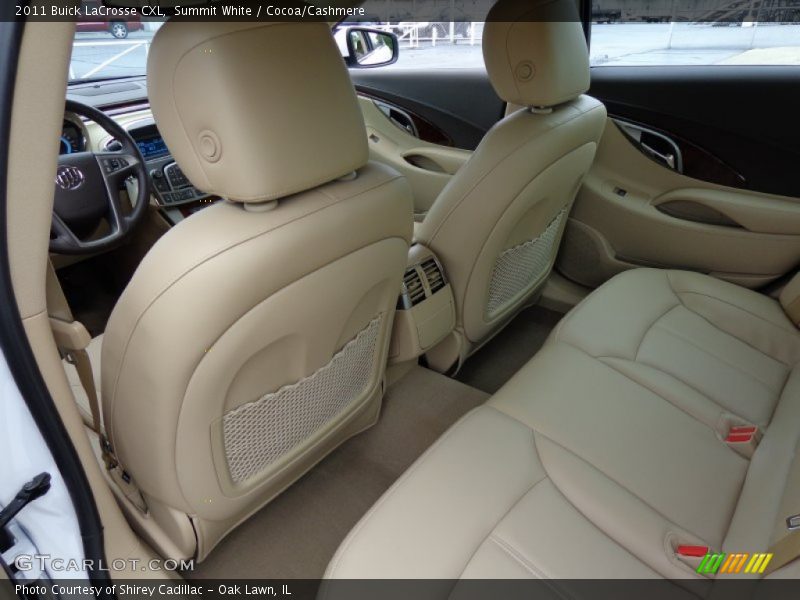 Summit White / Cocoa/Cashmere 2011 Buick LaCrosse CXL