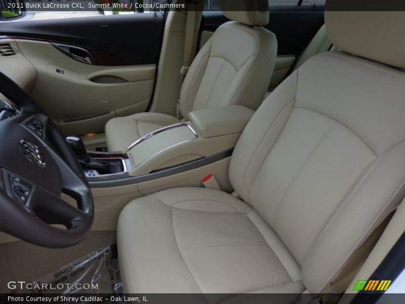 Summit White / Cocoa/Cashmere 2011 Buick LaCrosse CXL