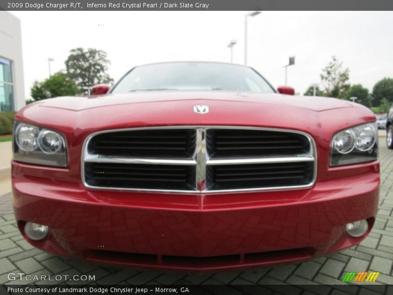 Inferno Red Crystal Pearl / Dark Slate Gray 2009 Dodge Charger R/T