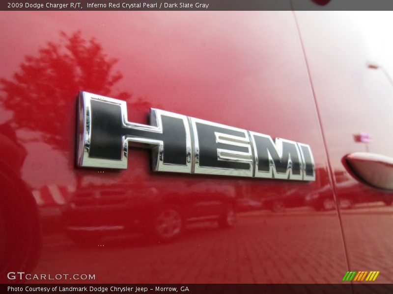 Inferno Red Crystal Pearl / Dark Slate Gray 2009 Dodge Charger R/T
