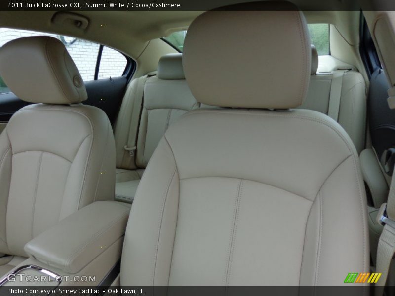 Summit White / Cocoa/Cashmere 2011 Buick LaCrosse CXL