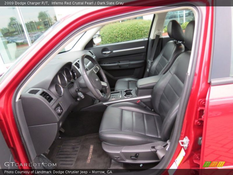 Inferno Red Crystal Pearl / Dark Slate Gray 2009 Dodge Charger R/T