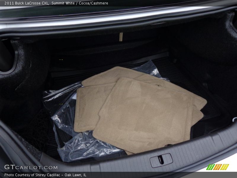Summit White / Cocoa/Cashmere 2011 Buick LaCrosse CXL