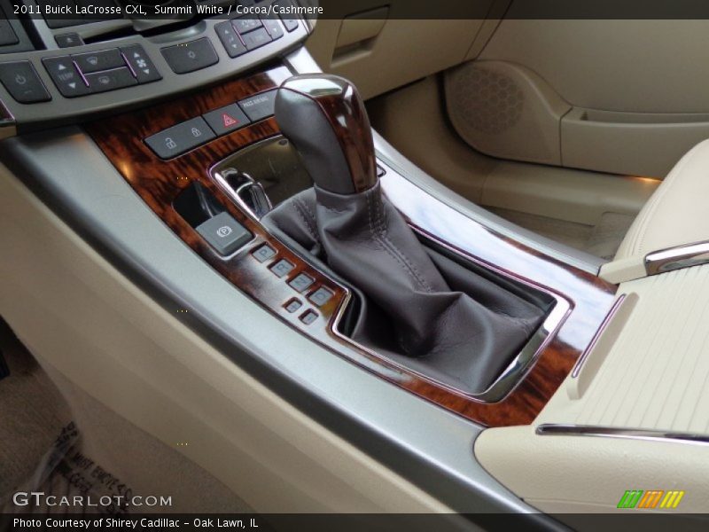 Summit White / Cocoa/Cashmere 2011 Buick LaCrosse CXL