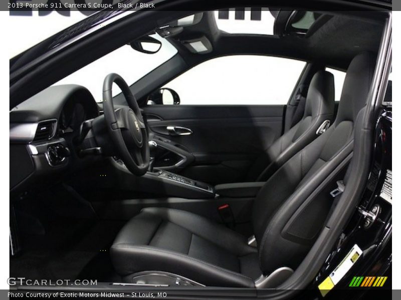  2013 911 Carrera S Coupe Black Interior