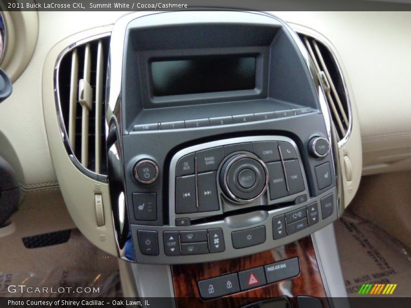 Summit White / Cocoa/Cashmere 2011 Buick LaCrosse CXL