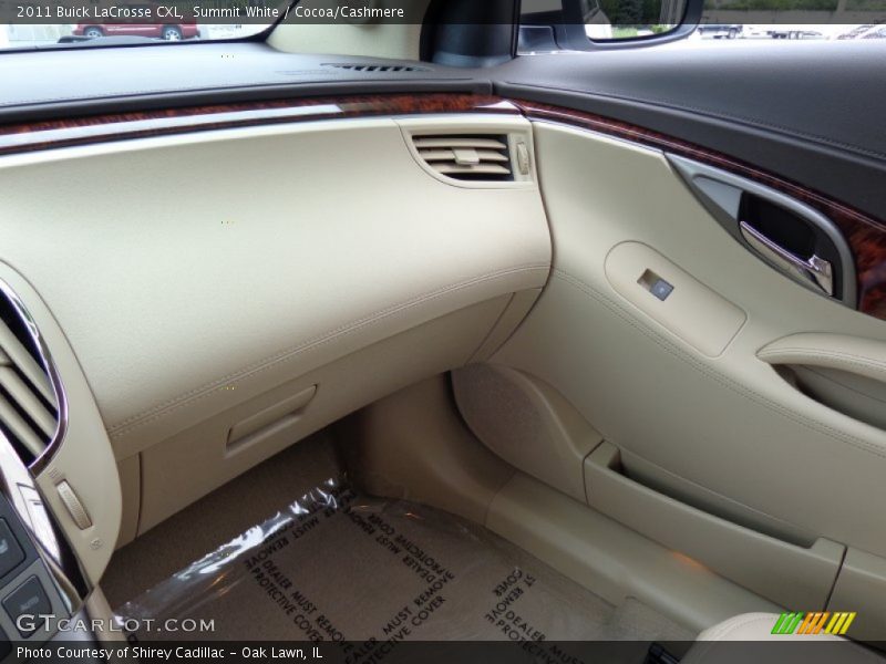 Summit White / Cocoa/Cashmere 2011 Buick LaCrosse CXL