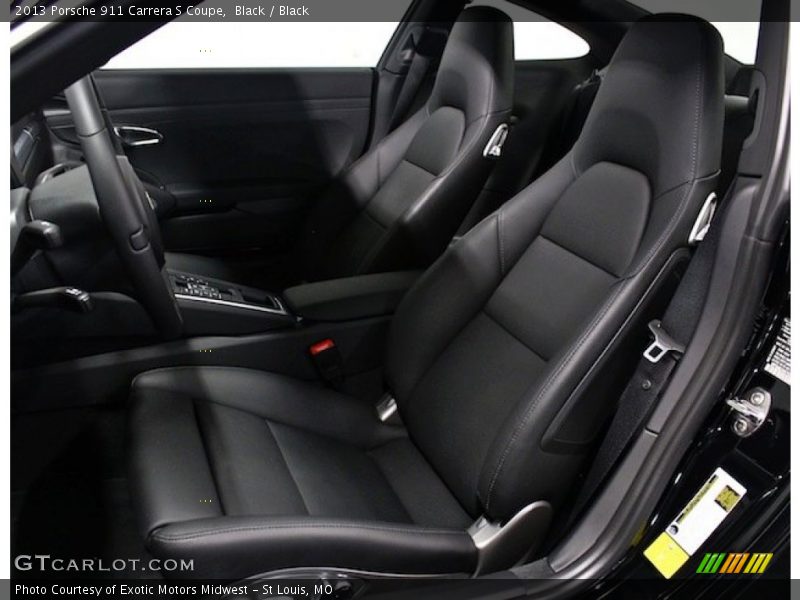 Front Seat of 2013 911 Carrera S Coupe