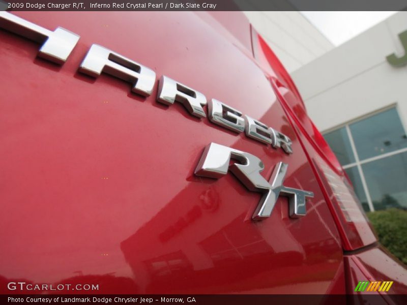 Inferno Red Crystal Pearl / Dark Slate Gray 2009 Dodge Charger R/T