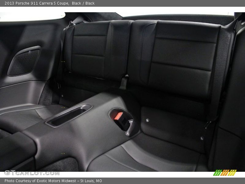Rear Seat of 2013 911 Carrera S Coupe