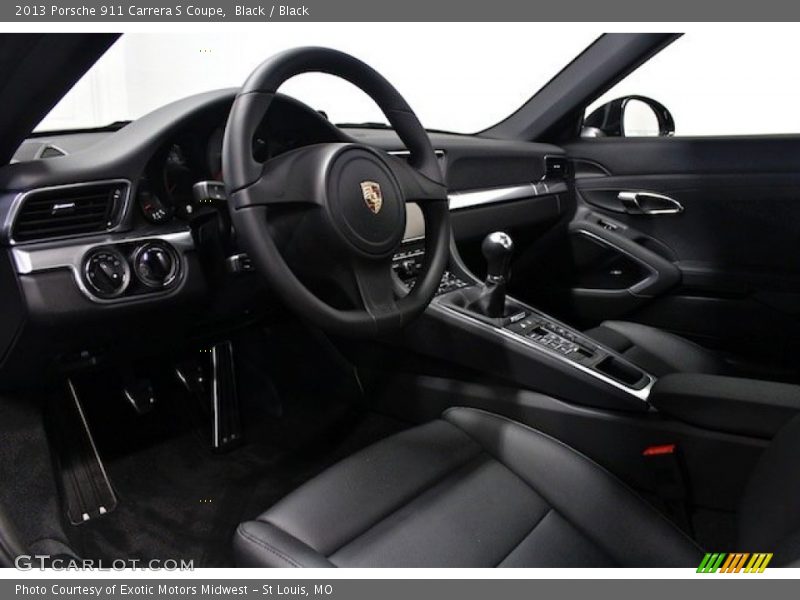  2013 911 Carrera S Coupe Black Interior