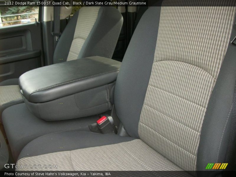 Black / Dark Slate Gray/Medium Graystone 2012 Dodge Ram 1500 ST Quad Cab