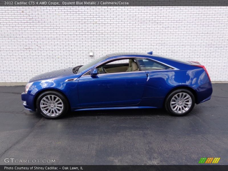  2012 CTS 4 AWD Coupe Opulent Blue Metallic