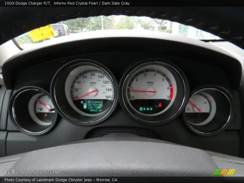 Inferno Red Crystal Pearl / Dark Slate Gray 2009 Dodge Charger R/T
