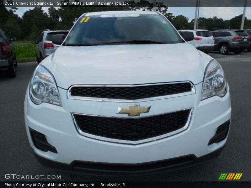 Summit White / Light Titanium/Jet Black 2011 Chevrolet Equinox LS