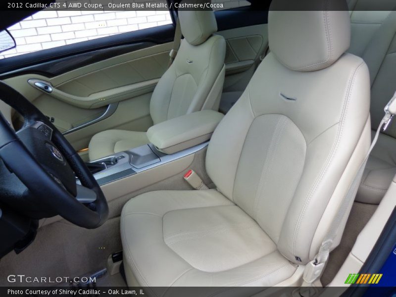 Front Seat of 2012 CTS 4 AWD Coupe