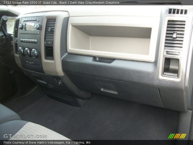 Black / Dark Slate Gray/Medium Graystone 2012 Dodge Ram 1500 ST Quad Cab