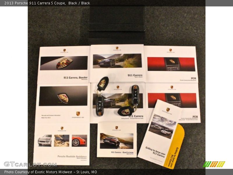 Books/Manuals of 2013 911 Carrera S Coupe