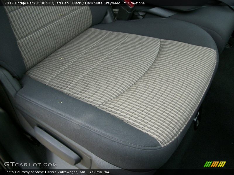Black / Dark Slate Gray/Medium Graystone 2012 Dodge Ram 1500 ST Quad Cab