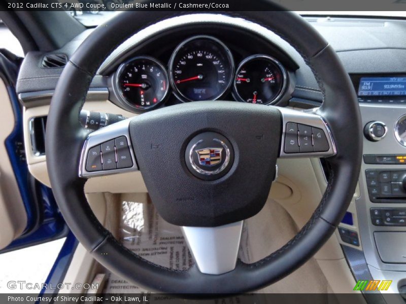  2012 CTS 4 AWD Coupe Steering Wheel