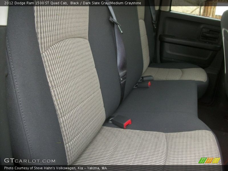 Black / Dark Slate Gray/Medium Graystone 2012 Dodge Ram 1500 ST Quad Cab