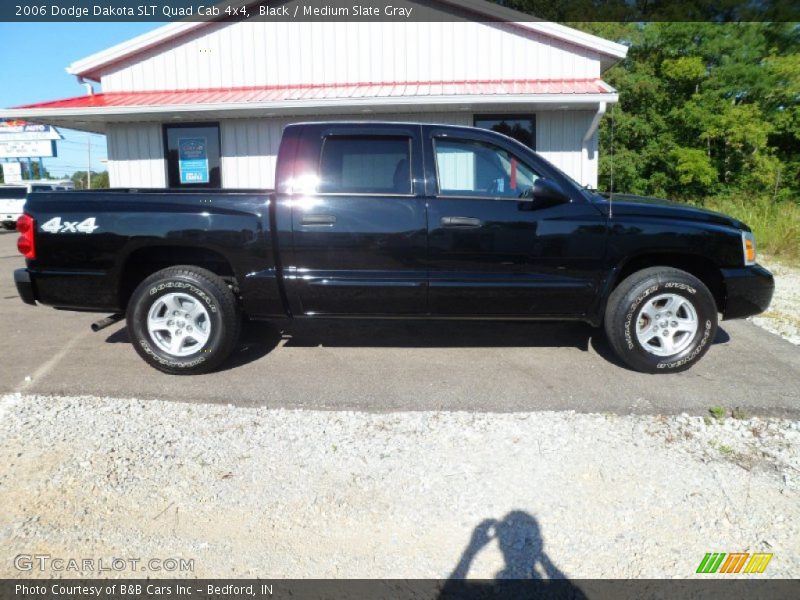 Black / Medium Slate Gray 2006 Dodge Dakota SLT Quad Cab 4x4