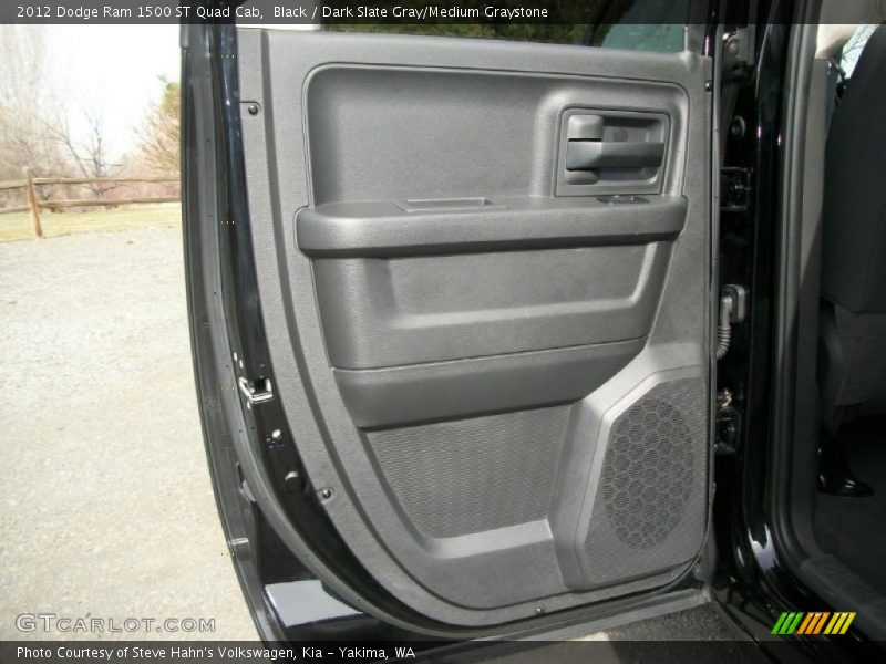 Black / Dark Slate Gray/Medium Graystone 2012 Dodge Ram 1500 ST Quad Cab