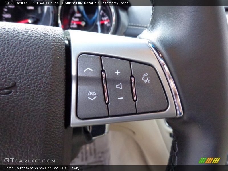 Opulent Blue Metallic / Cashmere/Cocoa 2012 Cadillac CTS 4 AWD Coupe