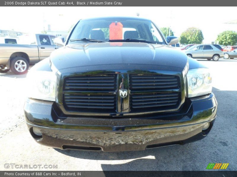 Black / Medium Slate Gray 2006 Dodge Dakota SLT Quad Cab 4x4