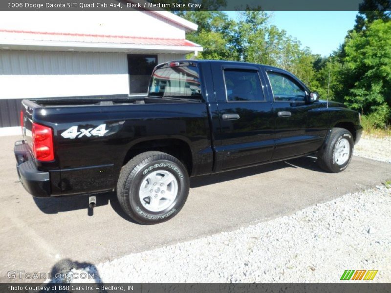 Black / Medium Slate Gray 2006 Dodge Dakota SLT Quad Cab 4x4