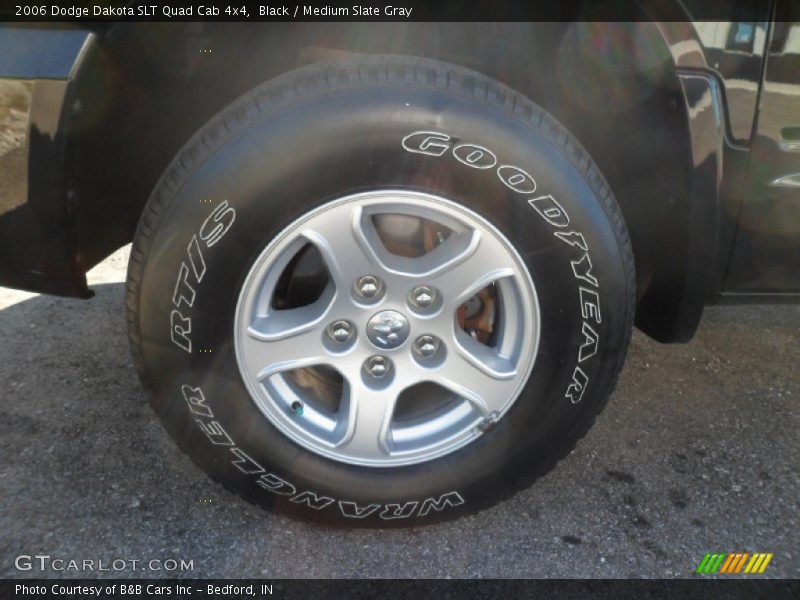 Black / Medium Slate Gray 2006 Dodge Dakota SLT Quad Cab 4x4