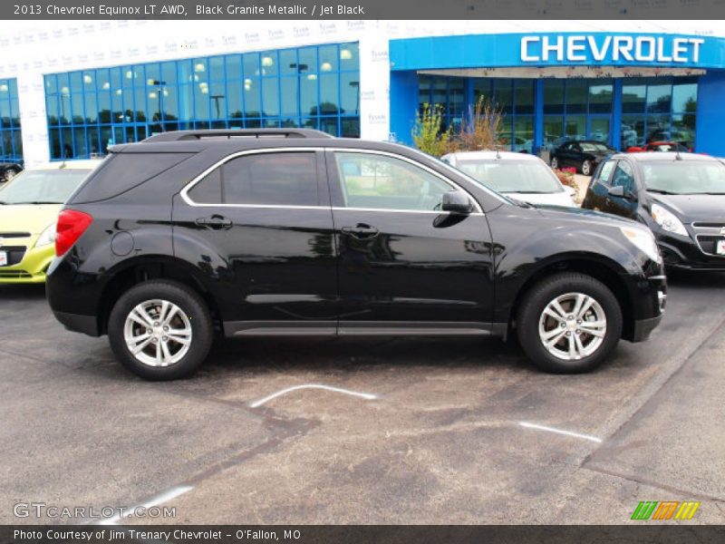 Black Granite Metallic / Jet Black 2013 Chevrolet Equinox LT AWD