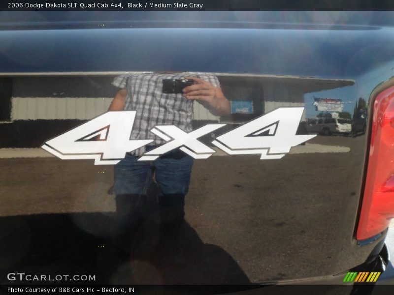 Black / Medium Slate Gray 2006 Dodge Dakota SLT Quad Cab 4x4