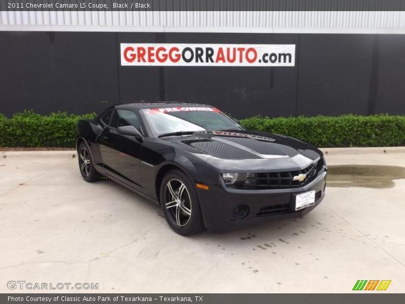 Black / Black 2011 Chevrolet Camaro LS Coupe
