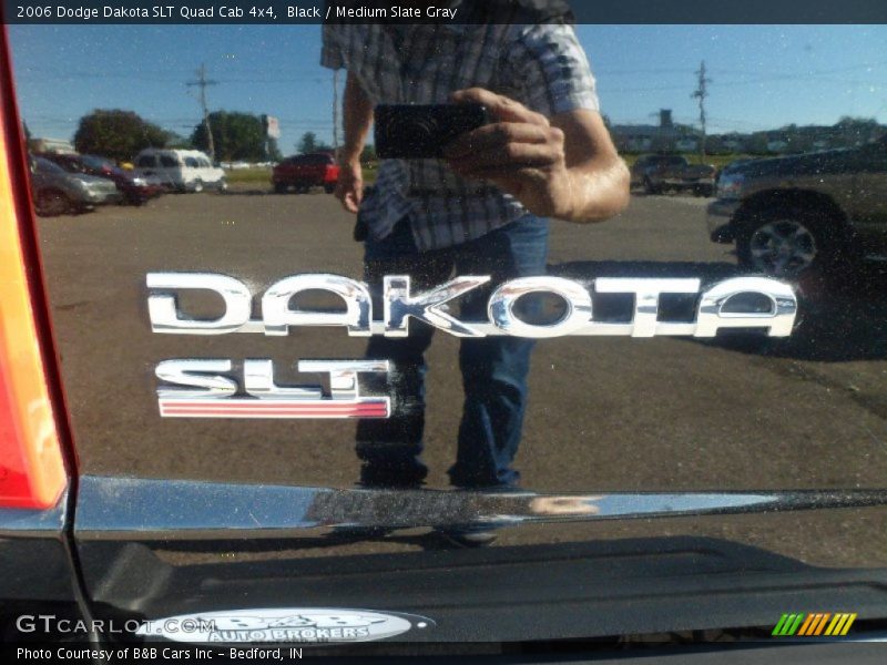 Black / Medium Slate Gray 2006 Dodge Dakota SLT Quad Cab 4x4