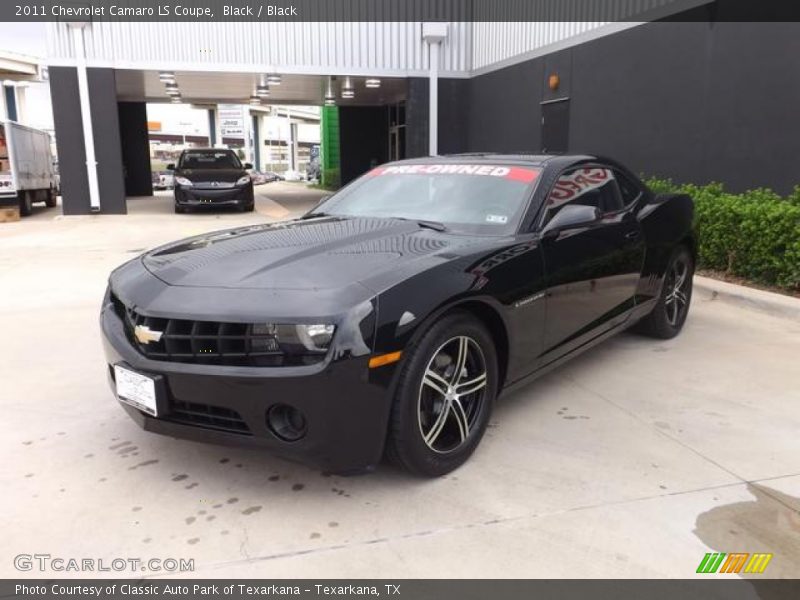 Black / Black 2011 Chevrolet Camaro LS Coupe
